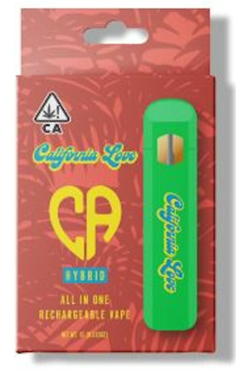 California Love Brand Disposable Vape Pens