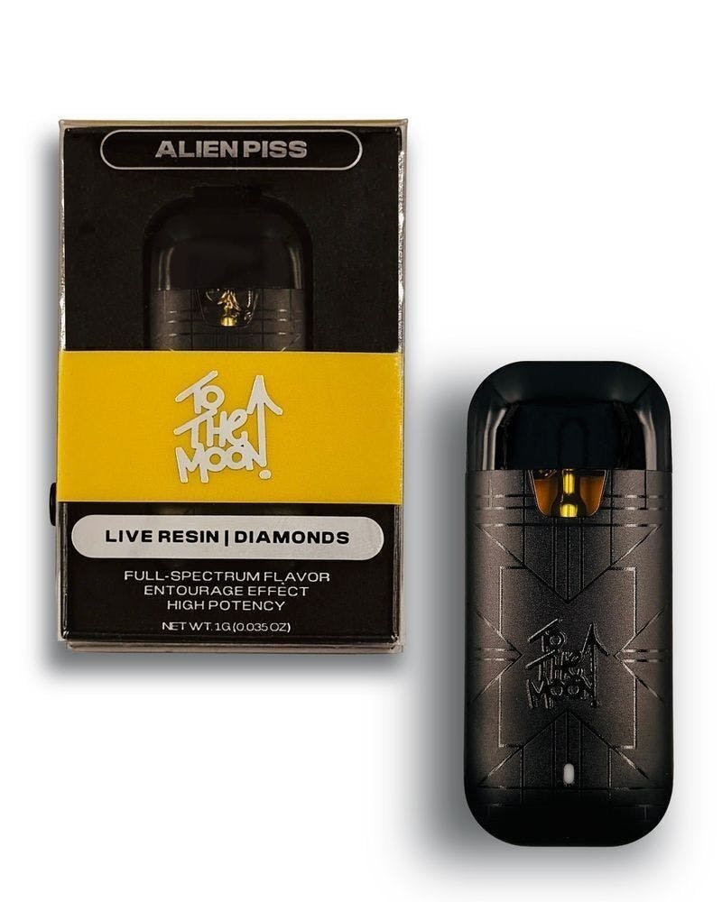 To The Moon | Alien Piss | Live Resin Disposable | 1g by To The Moon
