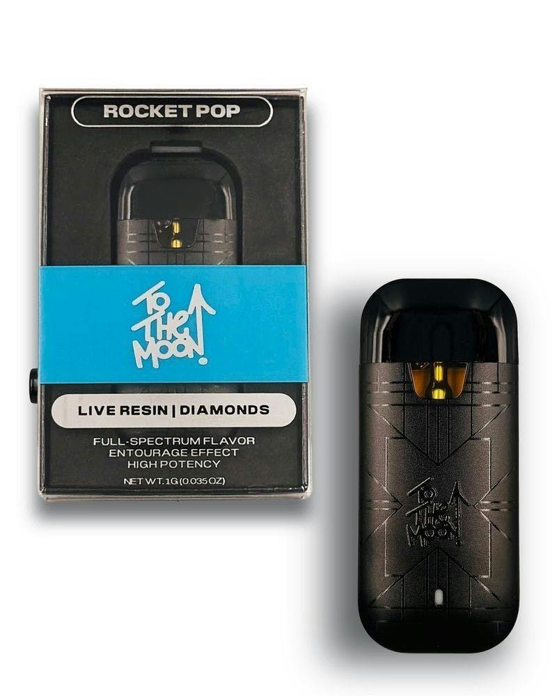 To The Moon | Rocket Pop | Live Resin Disposable | 1g by To The Moon