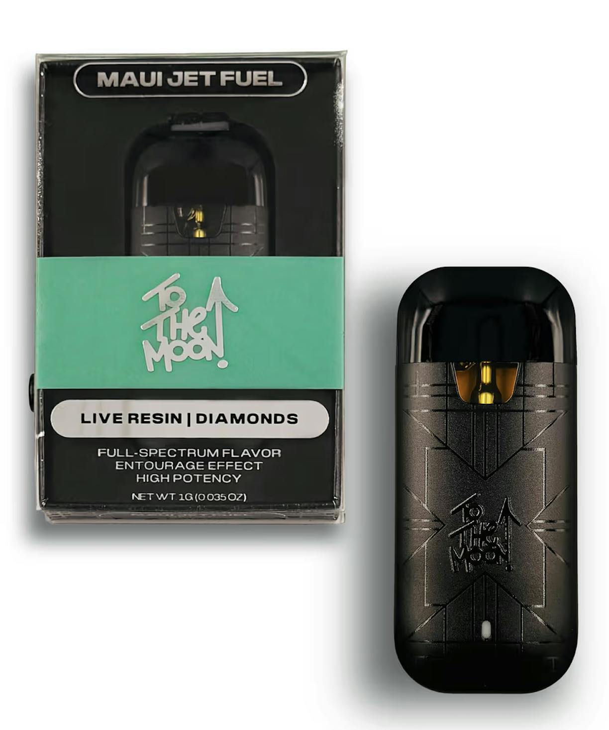 To The Moon | Maui Jet Fuel | Live Resin Disposable | 1g by To The Moon