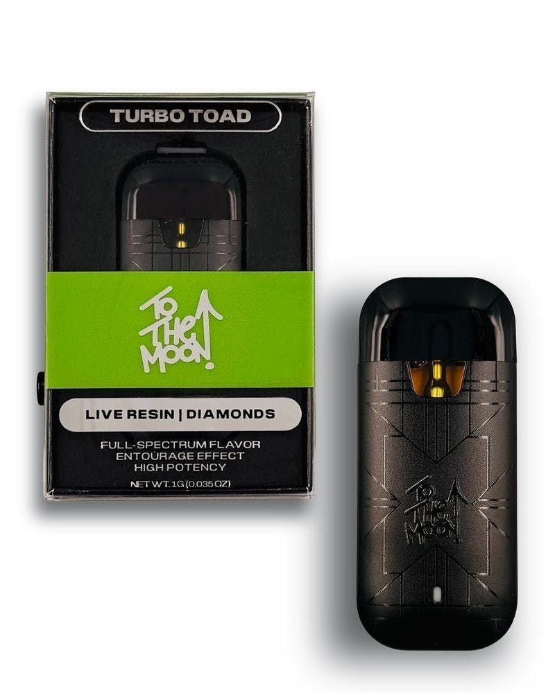 To The Moon | Turbo Toad | Live Resin Disposable | 1g by To The Moon