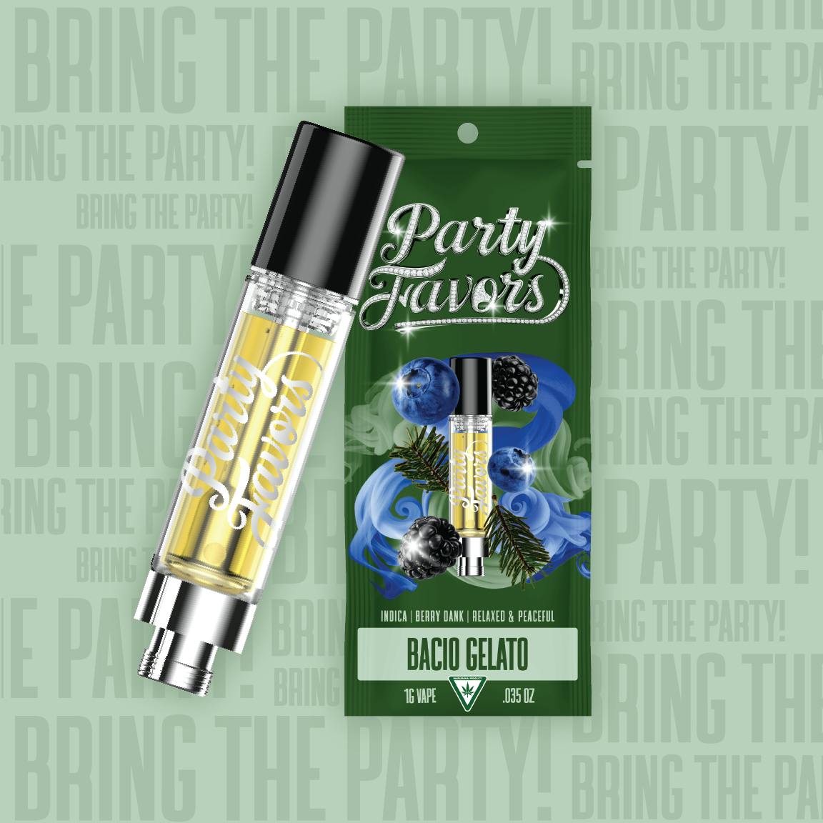 Party Favors | Bacio Gelato | Cartridge | 1g by Party Favors