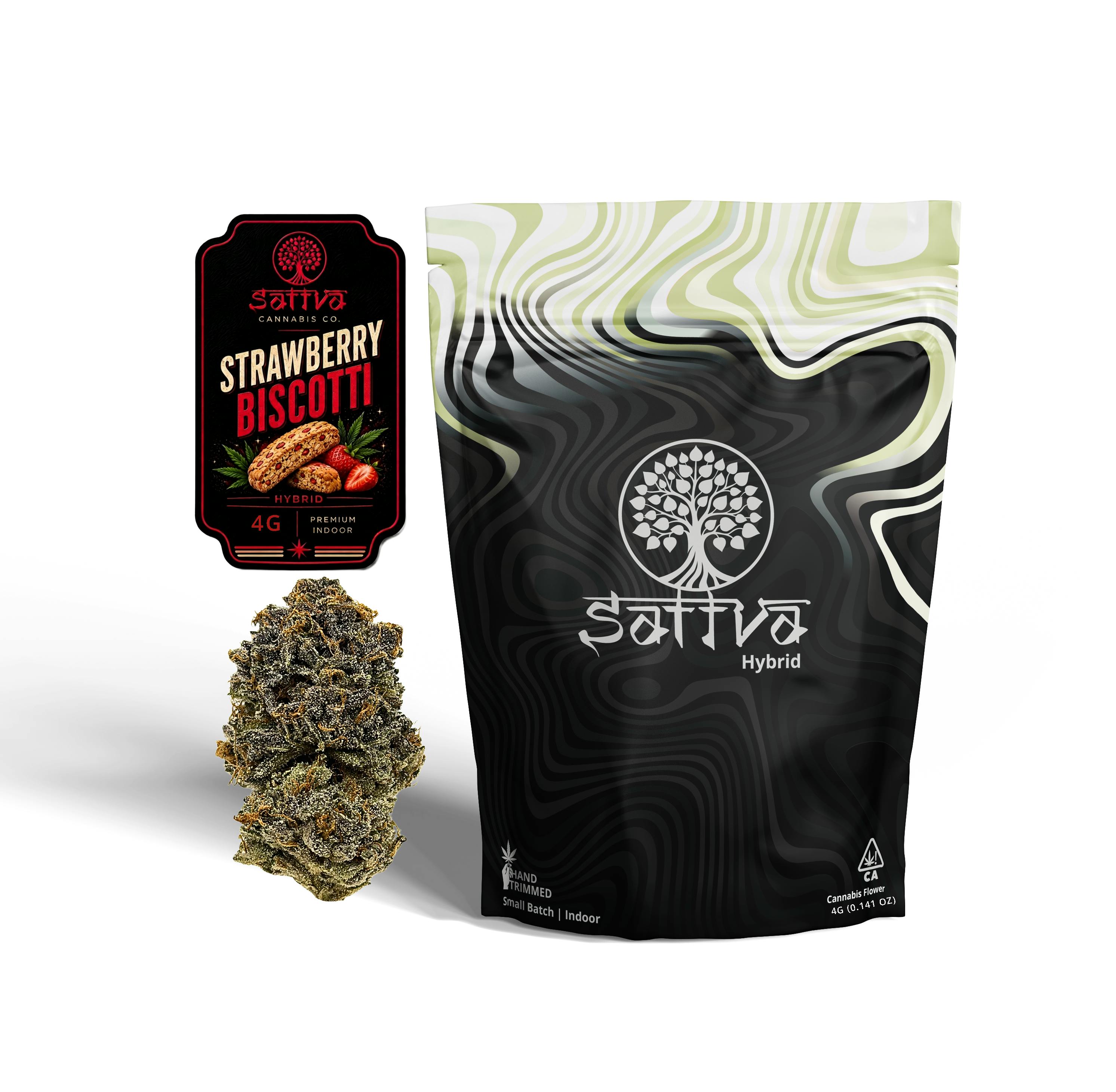 SATTVA Cannabis: Strawberry Biscotti