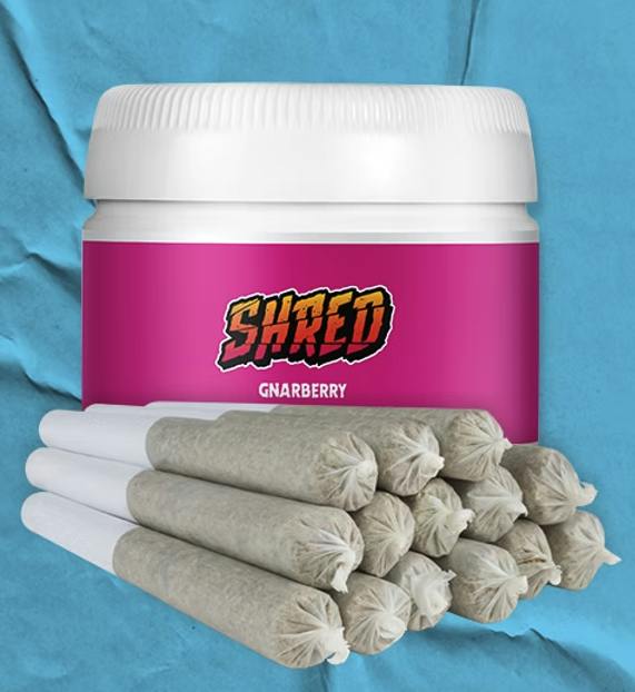 SHRED | Gnarberry | Mini Joints | 0.5g each | 14pk