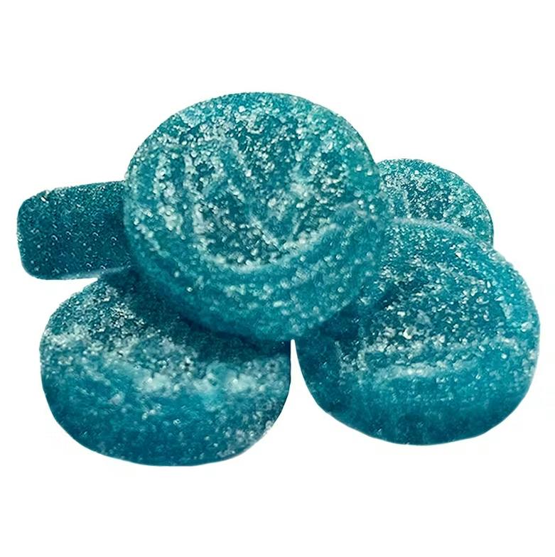 Platinum Vape | Blue Raz Gummies | 50mg | 5ct | 10mg/ea