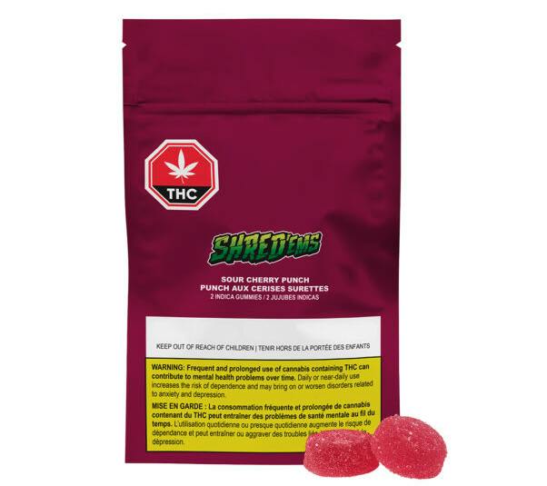 SHRED | Sour Punch Gummies | 10mg | 2ct | 5mg/ea
