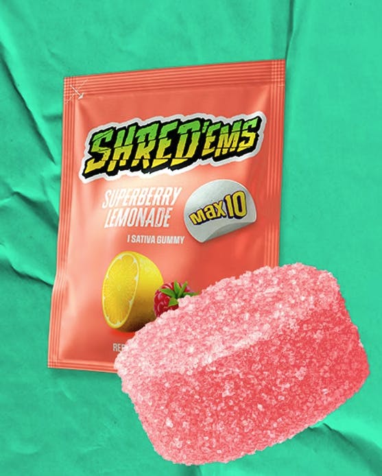 SHRED | Superberry Lemonade Gummy | Single | 10mg