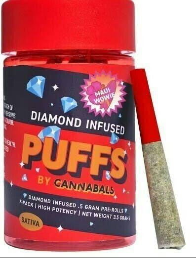 Maui Wowie | Mini Joint | 0.5g each | 7pk by Cannabals