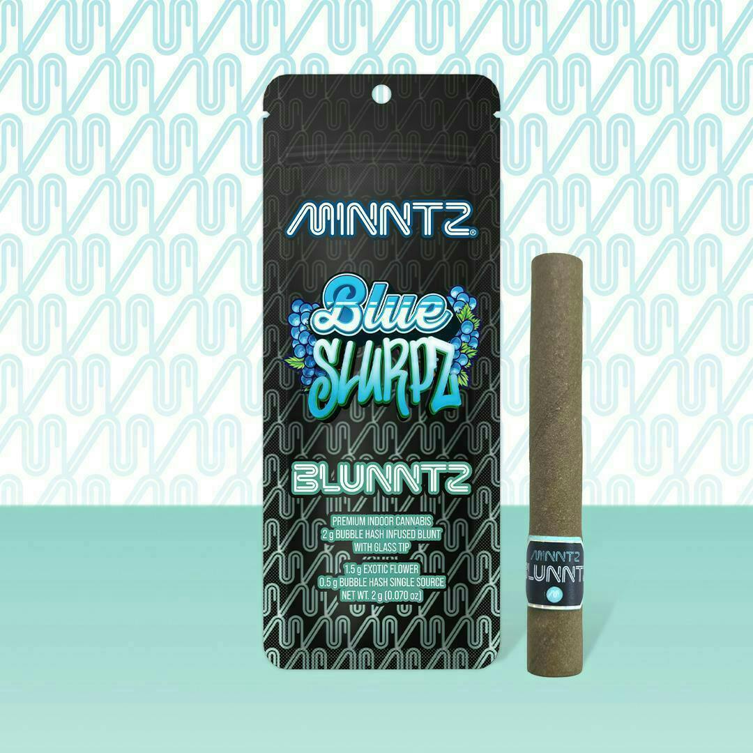 Blue Slurpz | Infused Blunntz | 2g by MINNTZ