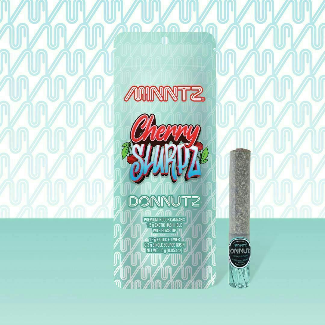 Cherry Slurpz | Donnutz Infused Joint | 1.5g by MINNTZ