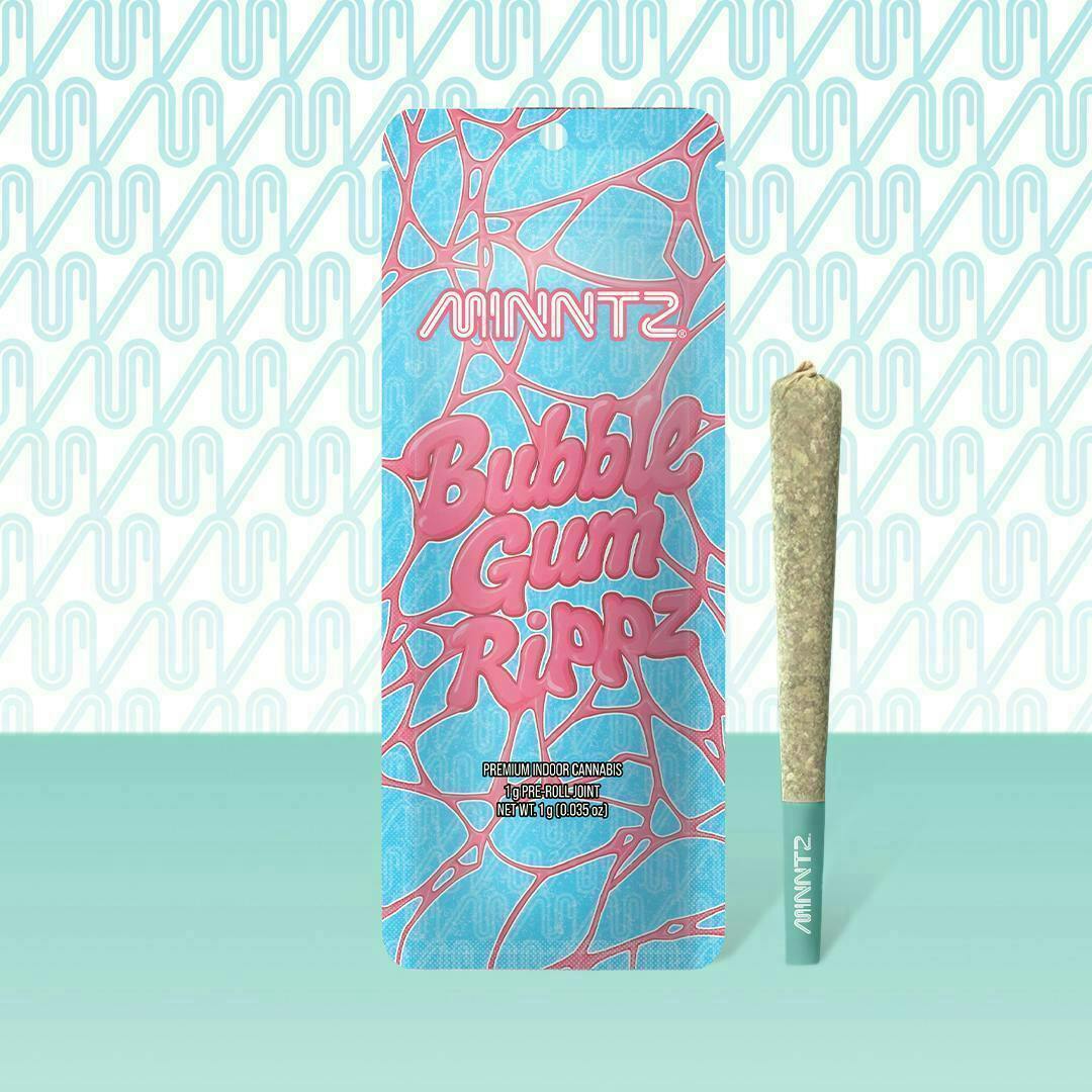 Bubble Gum Rippz | Joint | 1g by MINNTZ