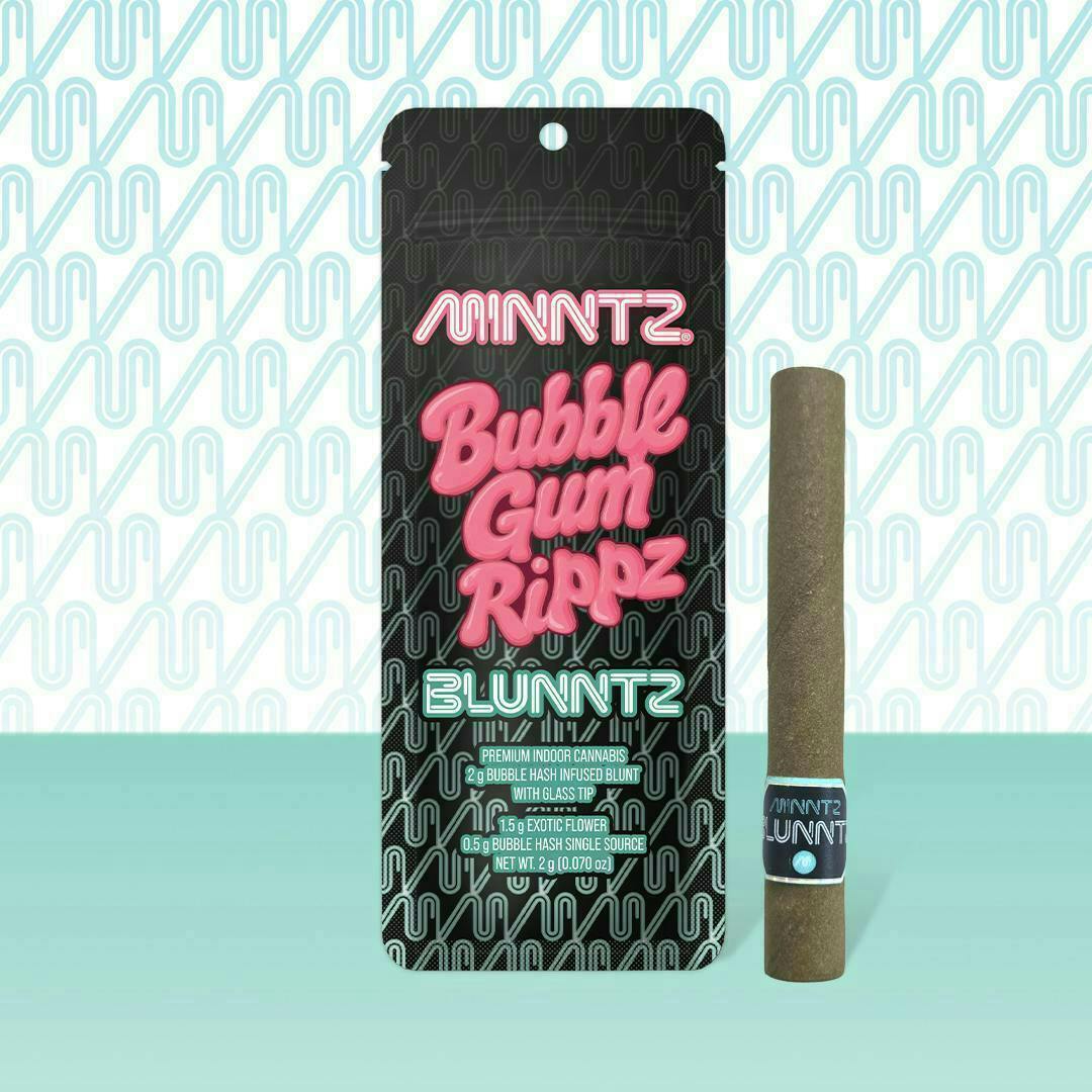 Bubble Gum Rippz | Infused Blunntz | 2g by MINNTZ