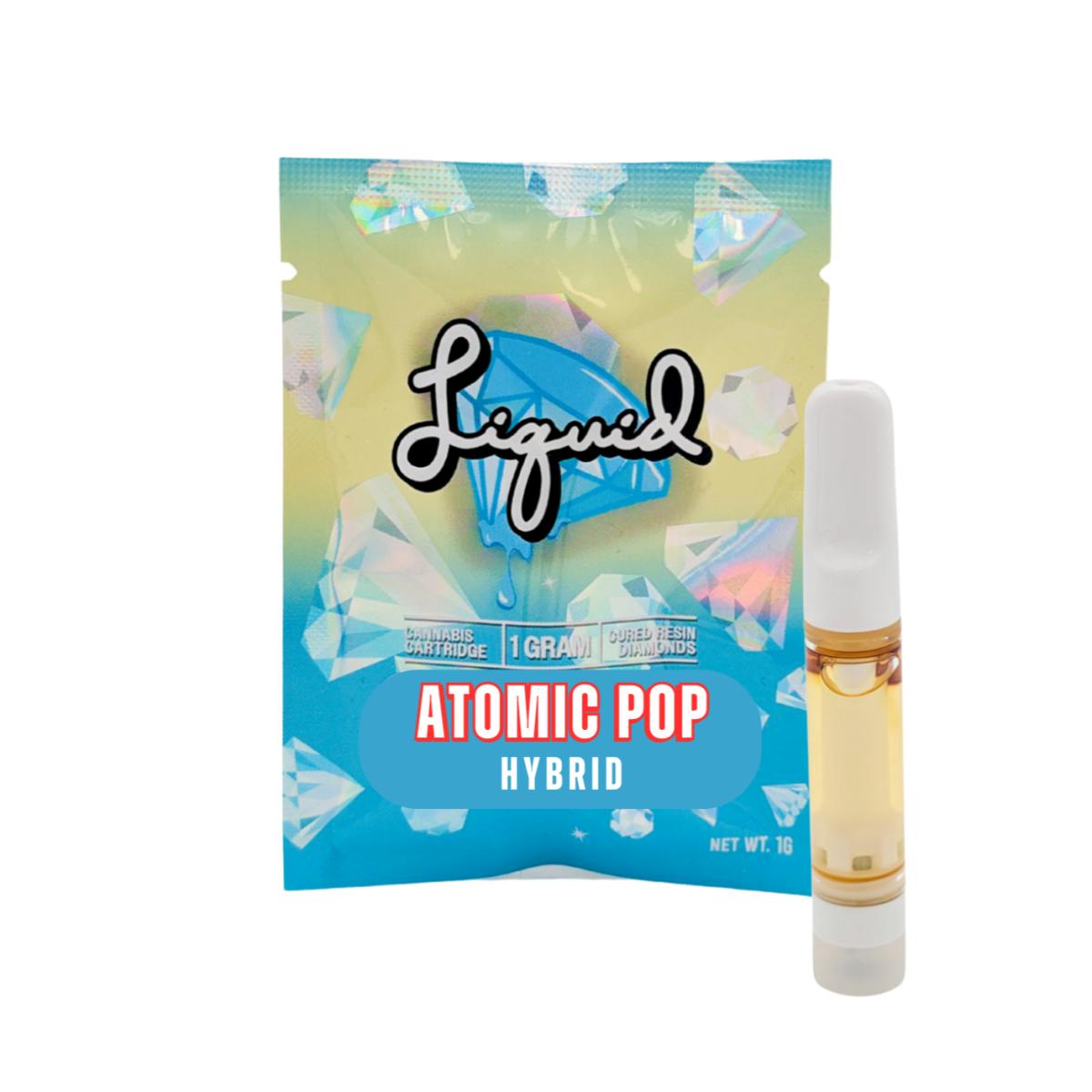 Atomic Pop | 1g Cured Diamond Cartridge | Liquid by Coastal Remedies