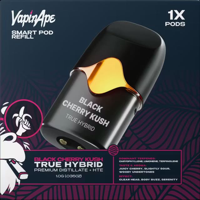 Vapin Ape | Black Cherry Kush Full Spectrum | Pod | 1g - Vapin Ape