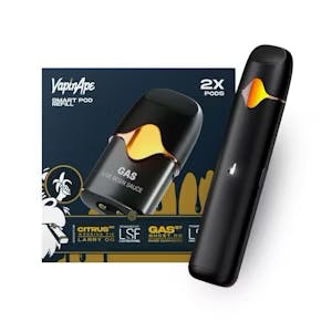 Vapin Ape | Citrus #23 + Gas #57 Rosin Pod | Disposable | 1g each | 2pk -  Vapin Ape