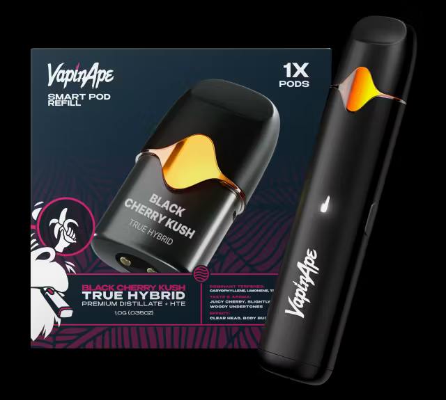 Black Cherry Kush | Starter Kit + Smart Pod | 1g
