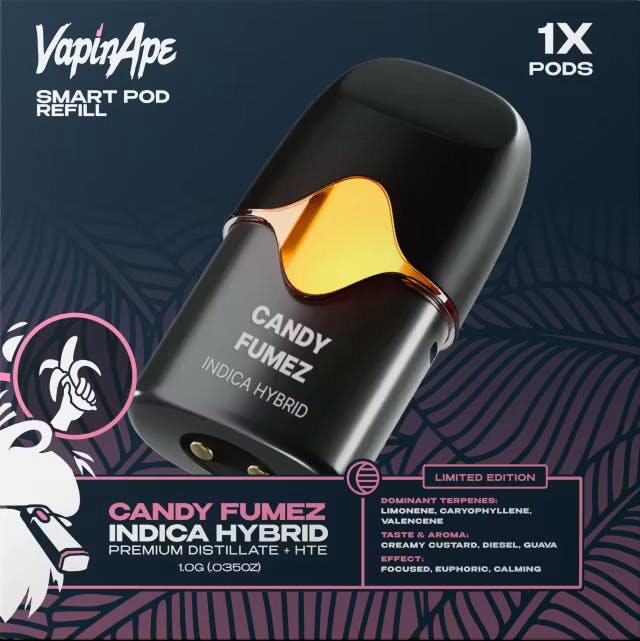 Vapin Ape | Candy Fumez Full Spectrum | Pod | 1g - Vapin Ape