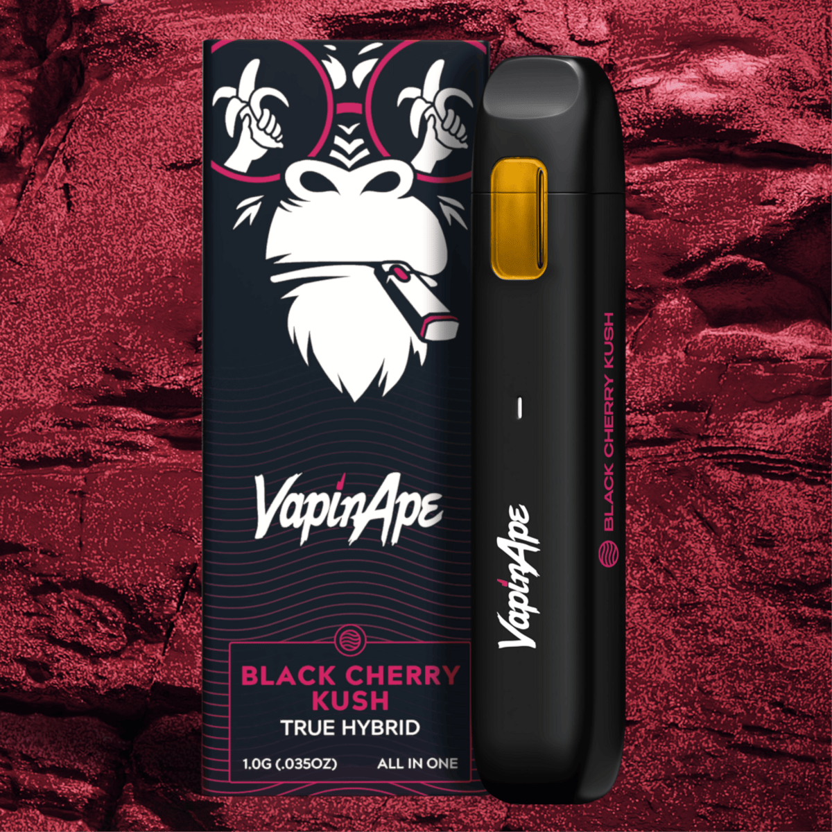 Vapin Ape | Black Cherry Kush Full Spectrum | Disposable | 1g at Higher Love Cannabis Dispensary Munising