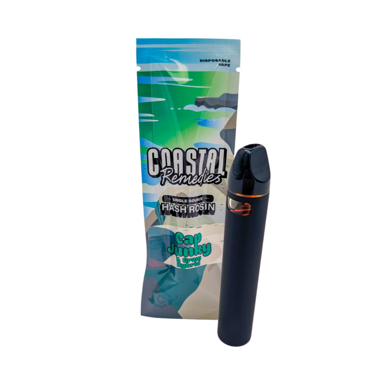 Cap Junky | .5g Hash Rosin Disposable | Coastal Remedies - Coastal Remedies