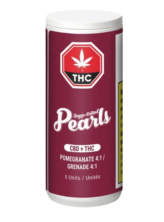 Grön | CBD:THC 4:1 Gummies | Pomegranate | 8mg | 5ct | 2mg ea