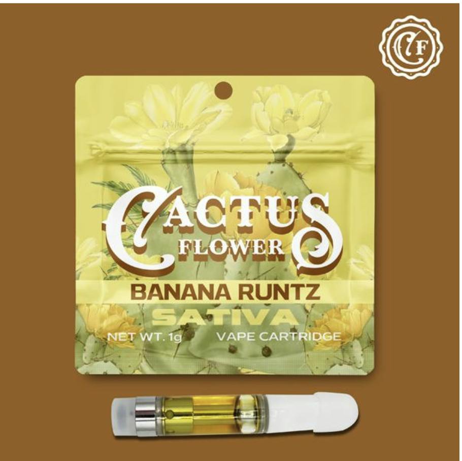 Cactus Flower | Banana Runtz | Cartridge | 1g
