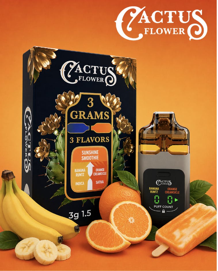 Cactus Flower | Sunshine Smoothie | Disposable | 3g