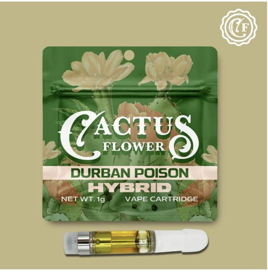 Cactus Flower | Durban Poison | Cartridge | 1g