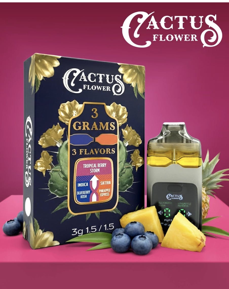 Cactus Flower | Tropical Berry Storm | Disposable | 3g