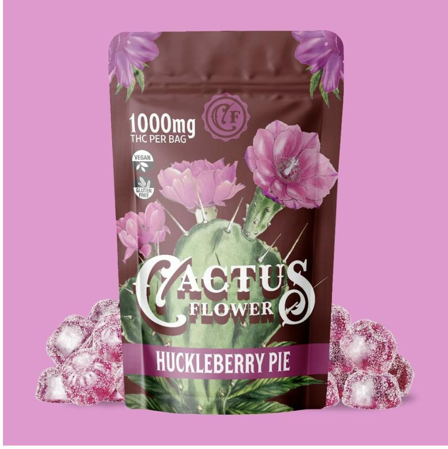 Cactus Flower | Huckberry Pie Gummies | 100mg/each | 10ct | 1000mg