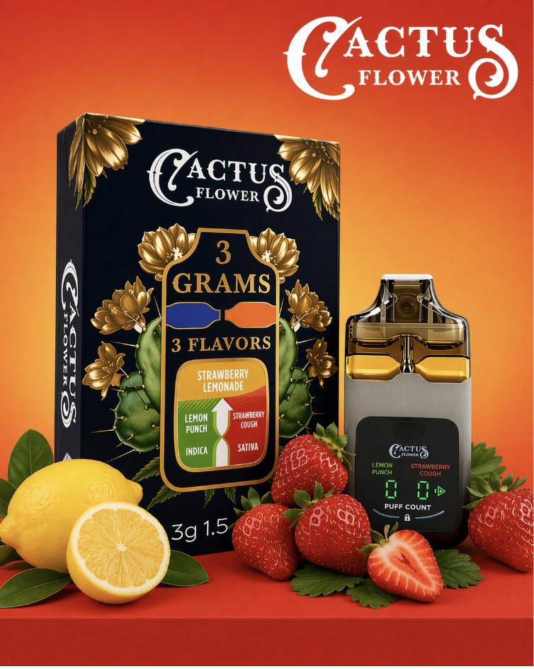 Cactus Flower | Strawberry Lemonade | Disposable | 3g