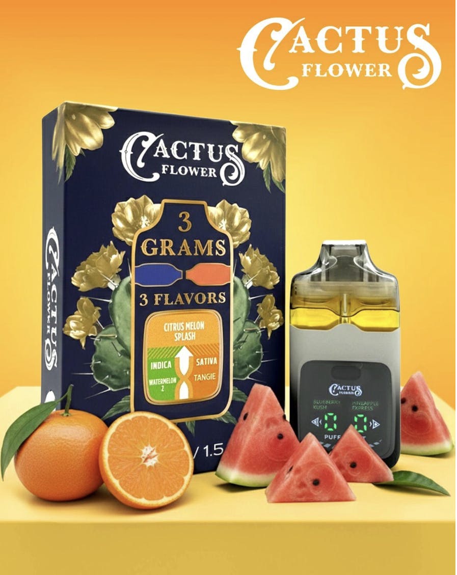 Cactus Flower | Citrus Melon Splash | Disposable | 3g