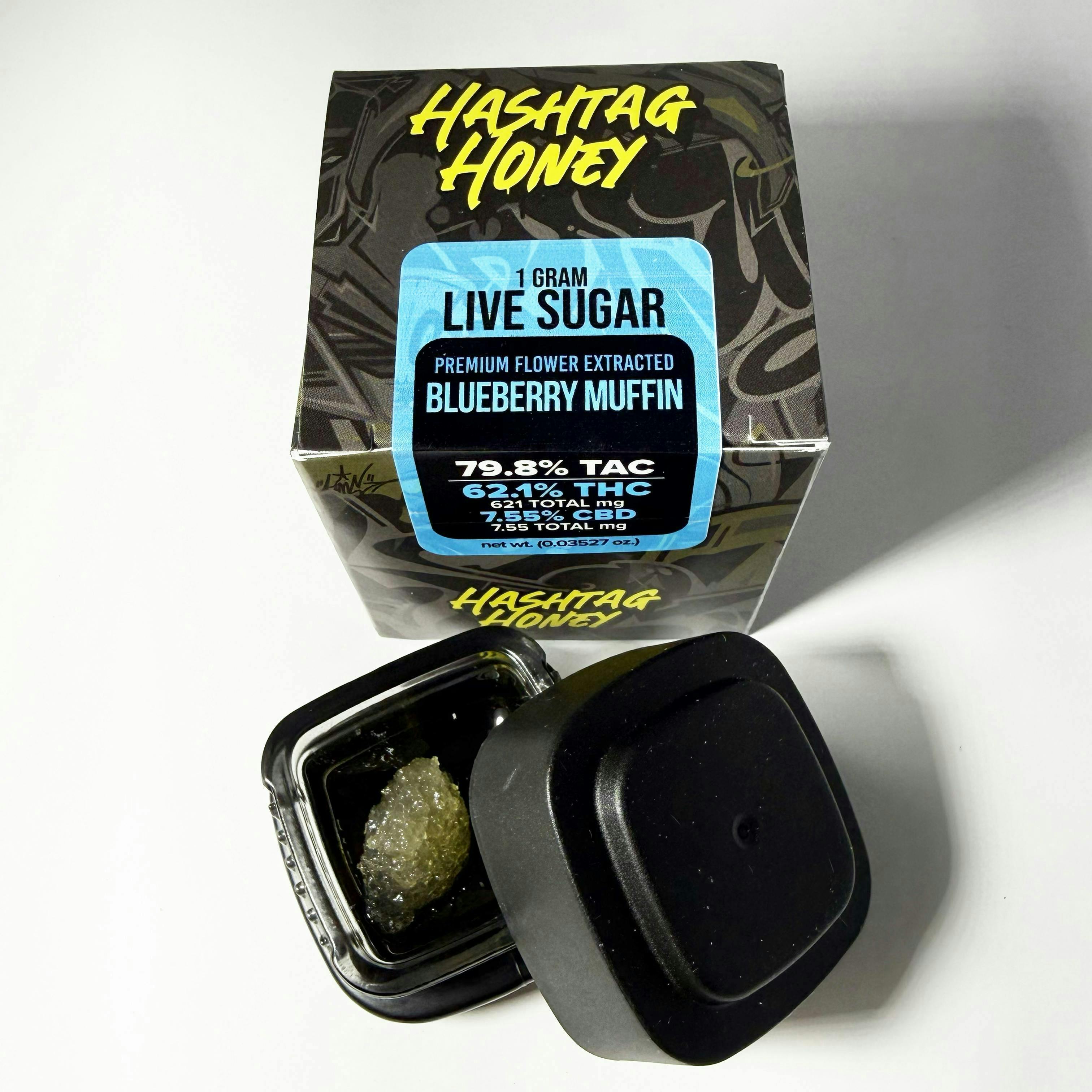 Hashtag Honey | Blueberry Muffin | Live Sugar | 1g at Luxus Botanica