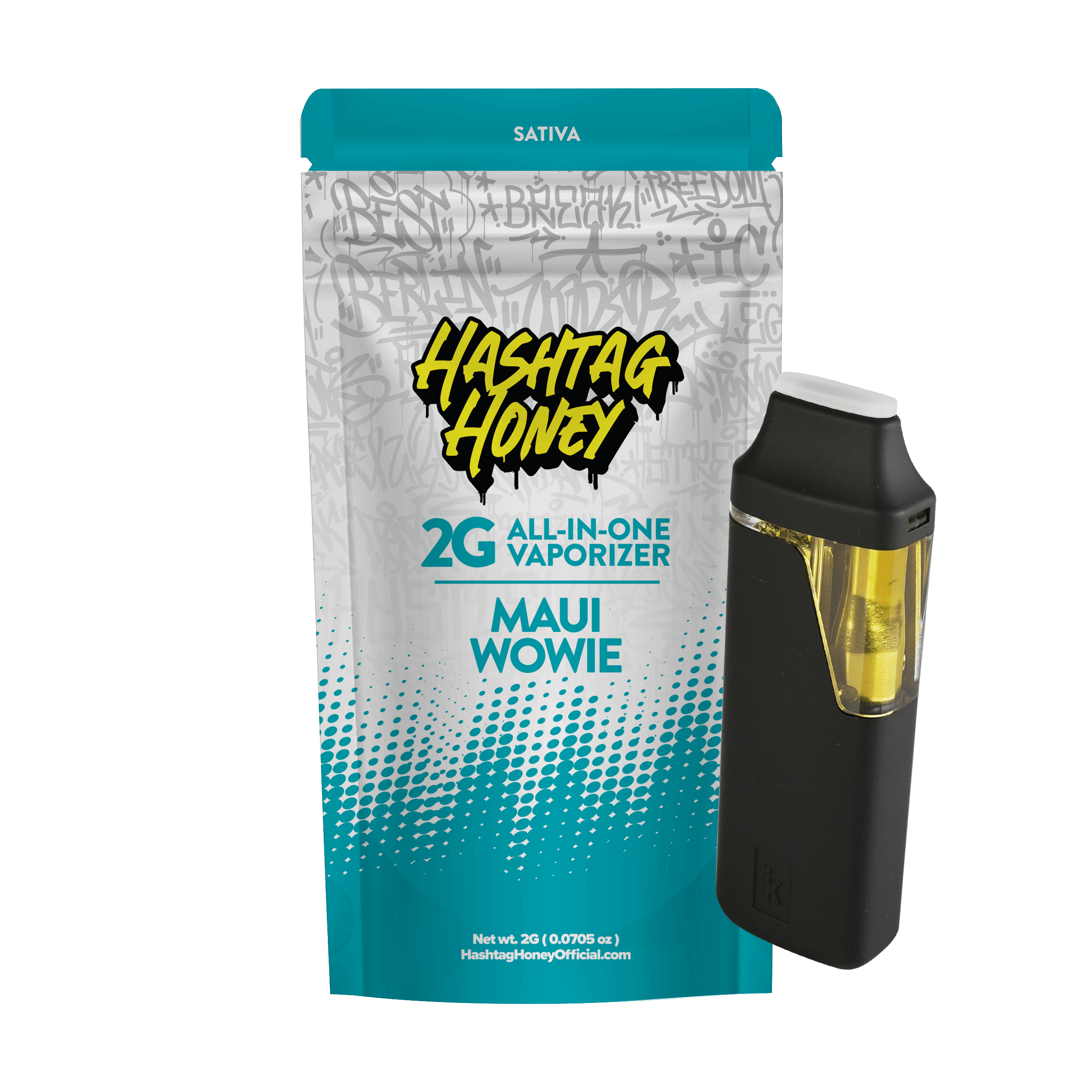 Hashtag Honey | Maui Wowie | Disposable | 2g by Hashtag Honey