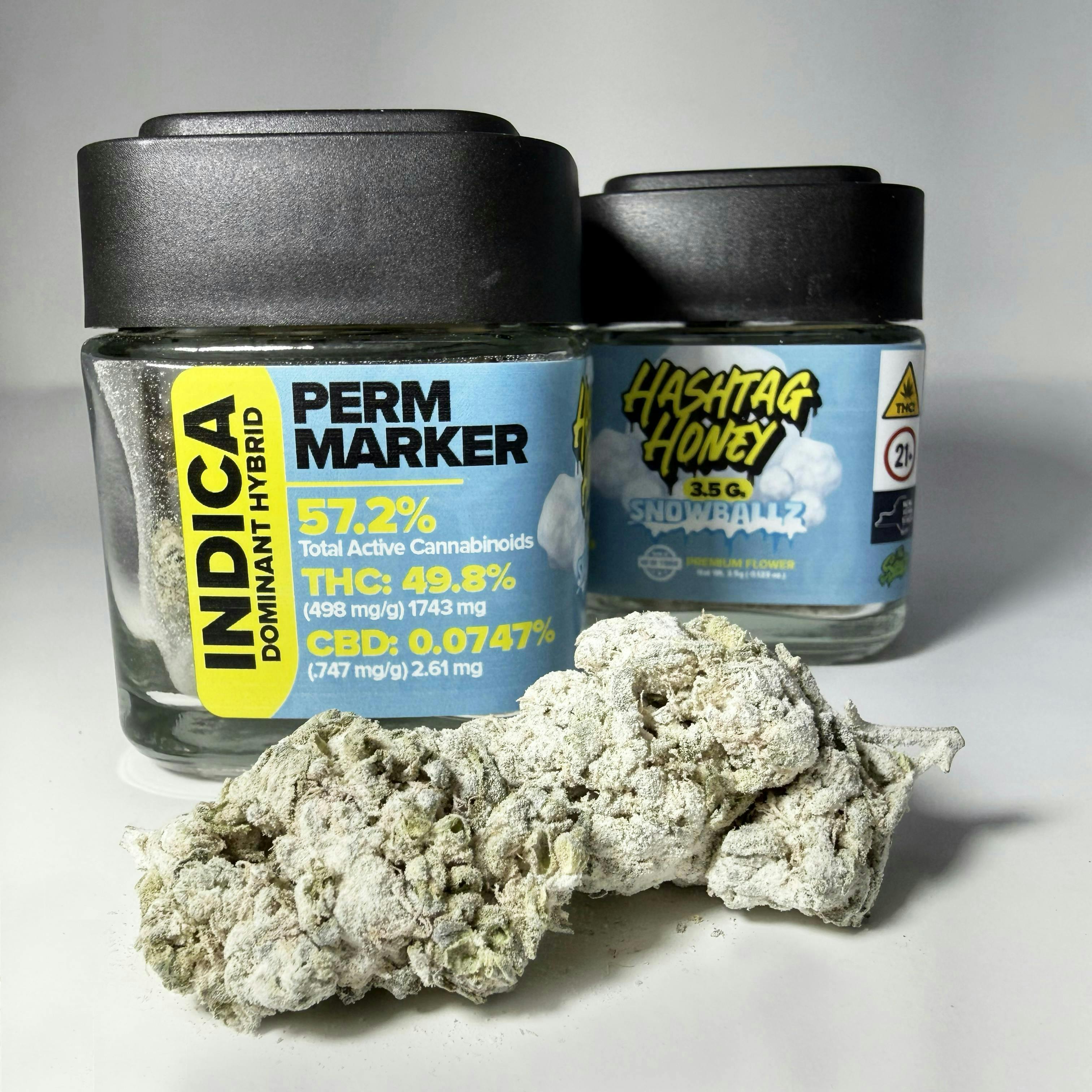 Hashtag Honey | Perm Marker | Snowballz Infused Flower | 3.5g by Hashtag Honey