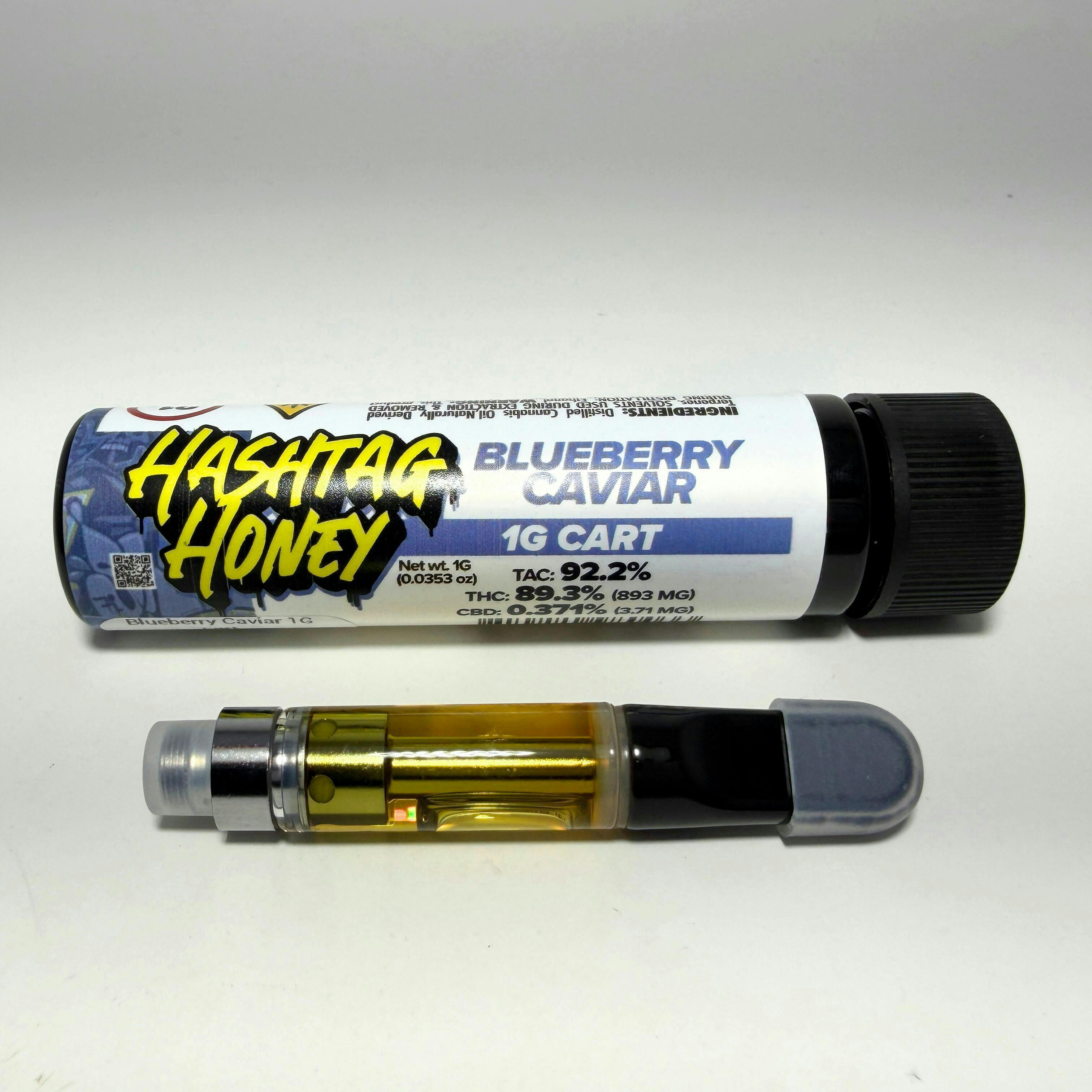 Hashtag Honey | Blueberry Caviar | Cartridge | 1g at Luxus Botanica