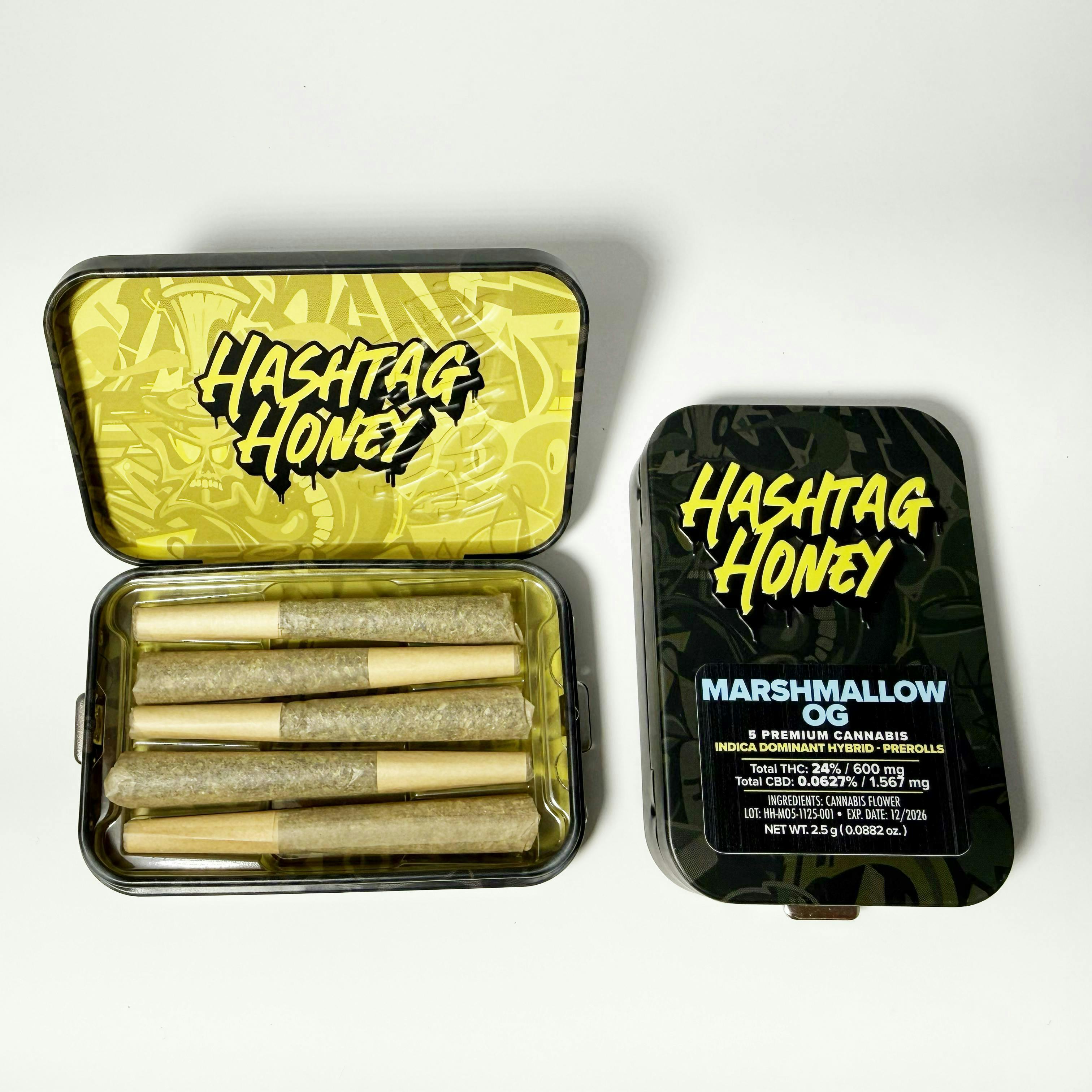 Hashtag Honey | Marshmallow OG | Minis | 0.5g each | 5pk by Hashtag Honey