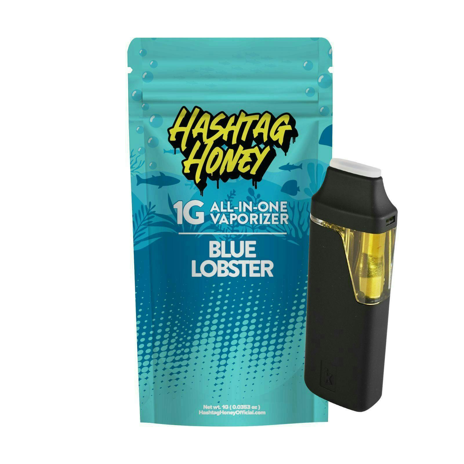 アイオライト　ハート　パーム　スターバースト Hashtag Honey | Blue Lobster | Disposable | 1g - Hashtag Honey