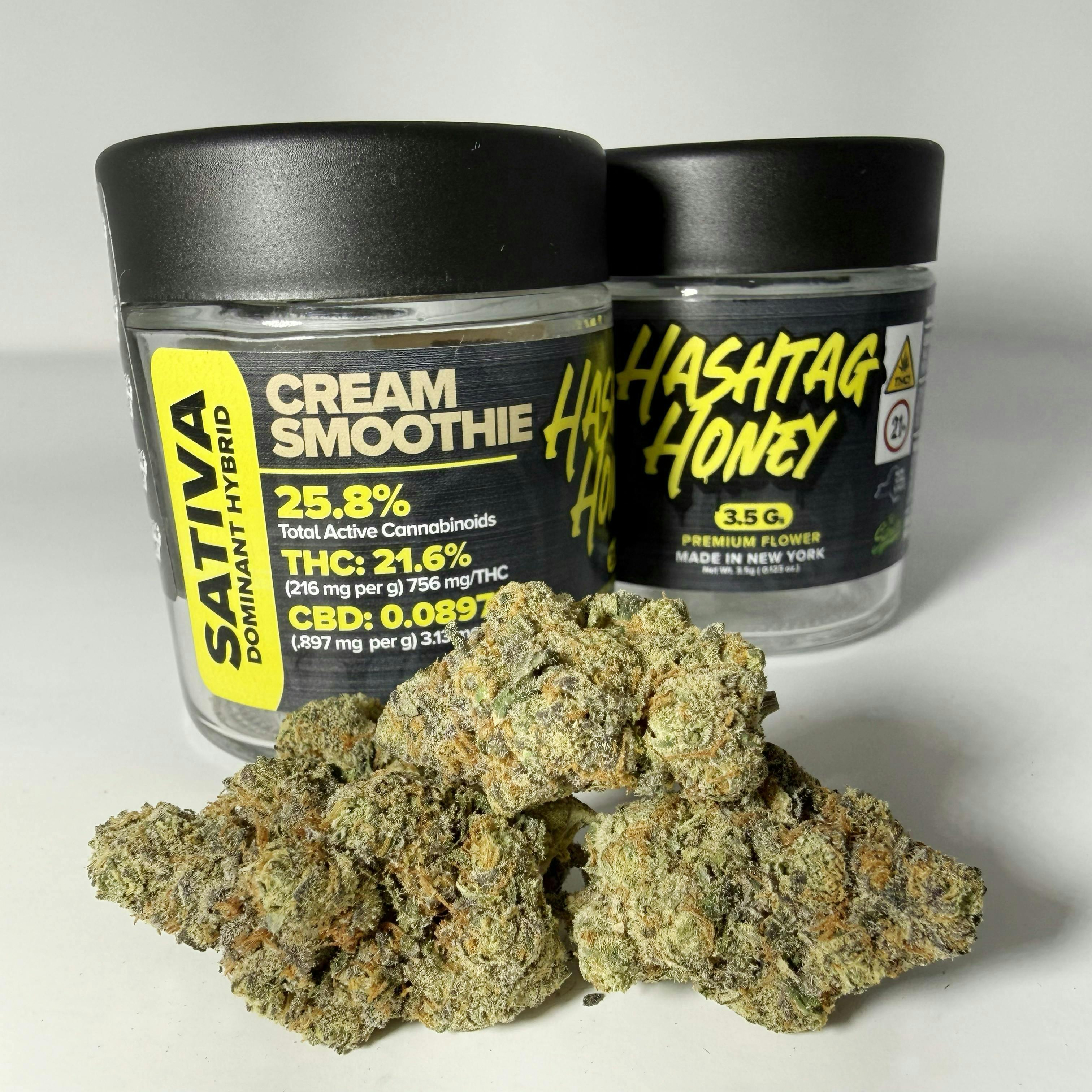Hashtag Honey | Cream Smoothie | Big Buds | 3.5g at Jupiter Cafe