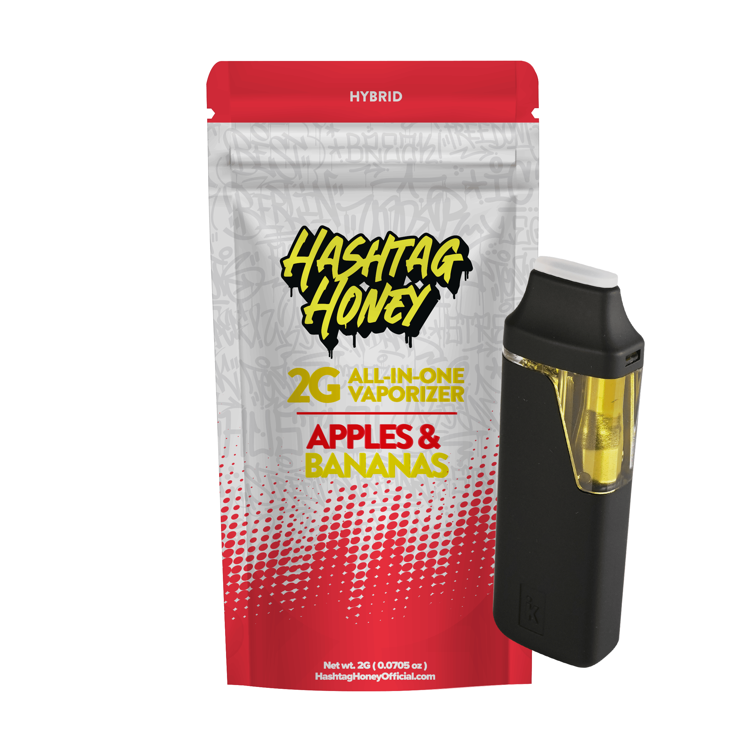 Hashtag Honey | Apples & Bananas | Disposable | 2g by Hashtag Honey