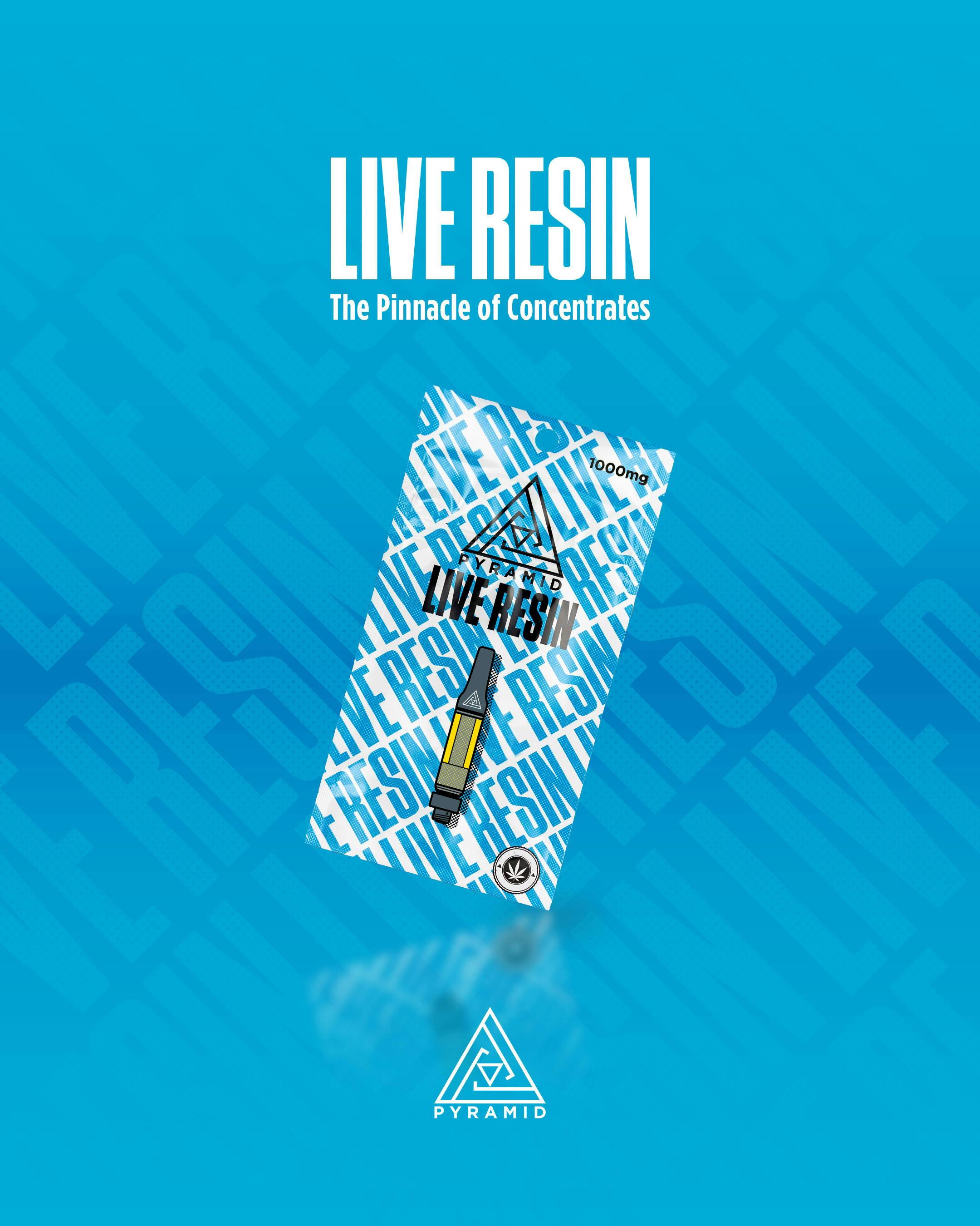Pyramid | Live Resin Cartridge | 1g
