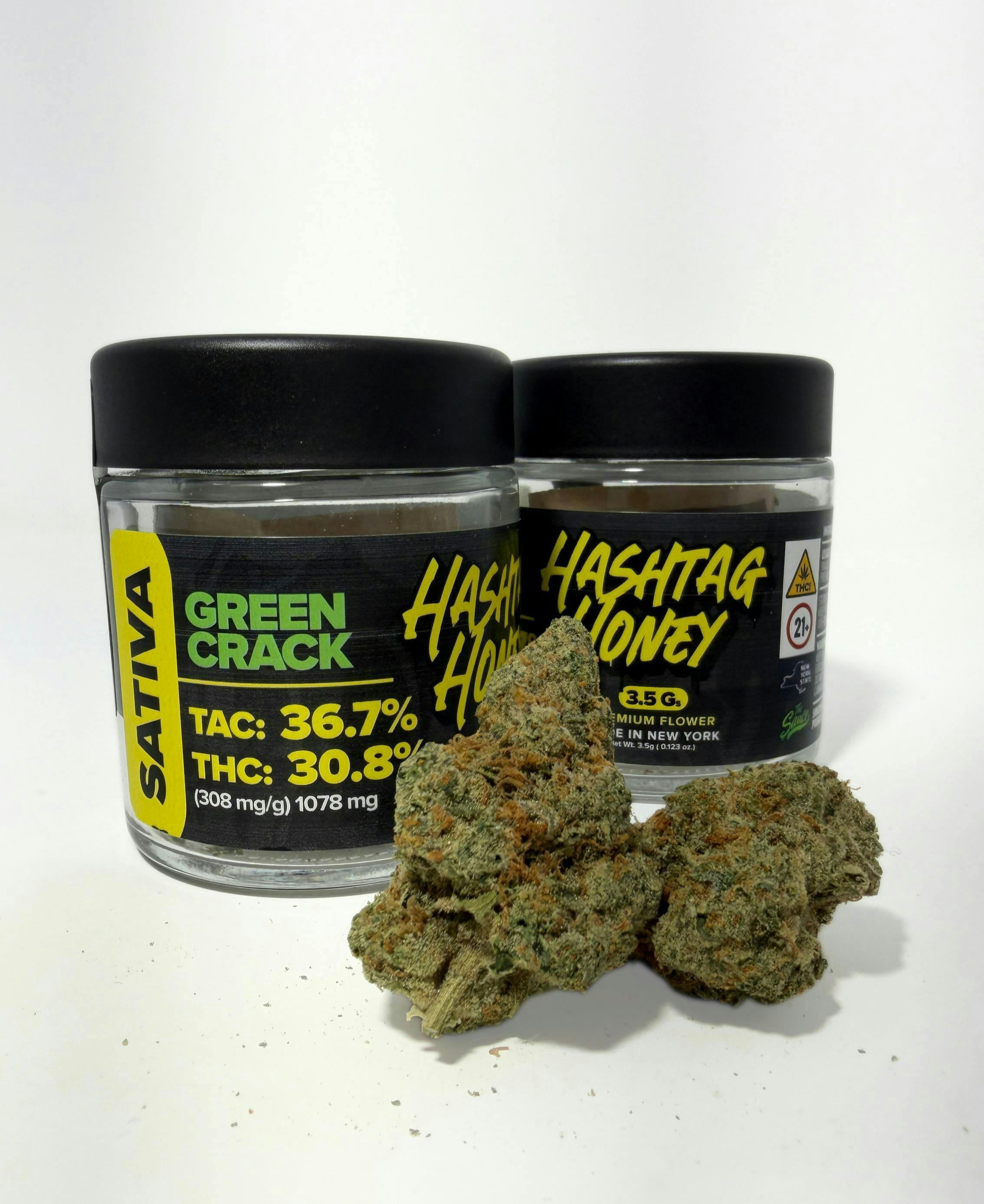 Hashtag Honey | Green Crack | Big Buds | 3.5g by Hashtag Honey