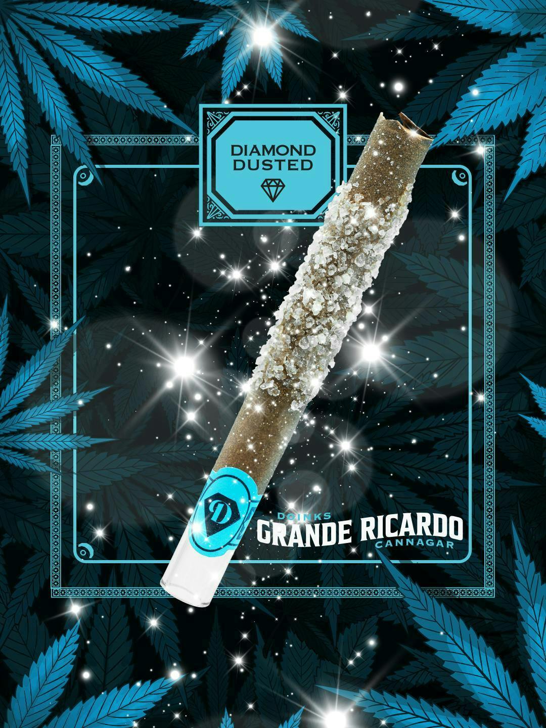 Grande Ricardo | Diamond Dusted | Cannagar Blunt | 2.5g by Doinks (CO)
