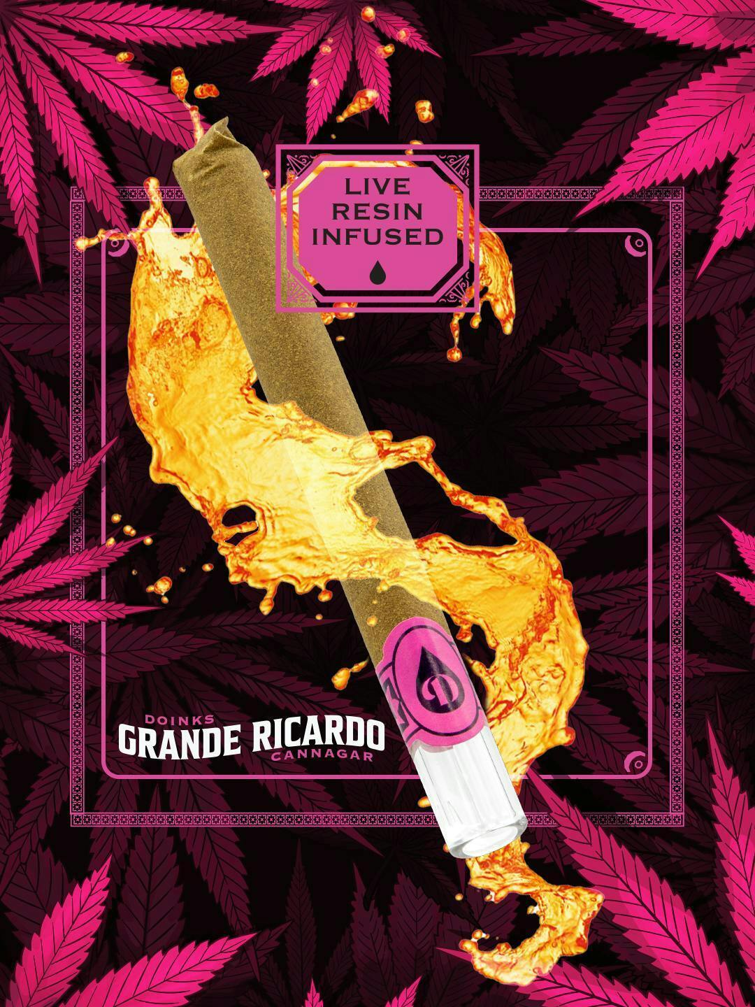 Grande Ricardo | Live Resin Infused | Cannagar Blunt | 2.5g