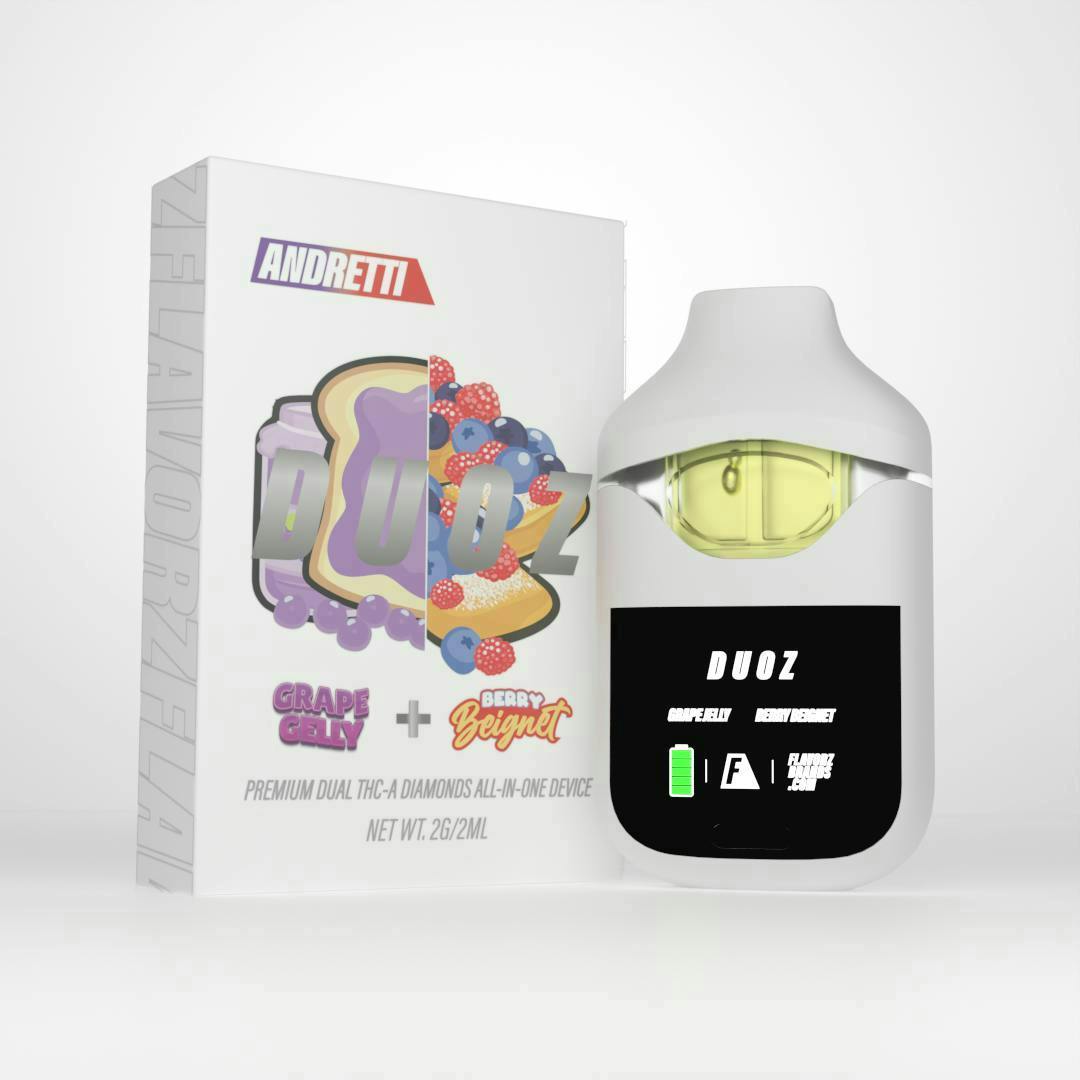 Grape Jelly + Berry Beignet | Duoz Diamond Disposable | 2g by FLAVORZ