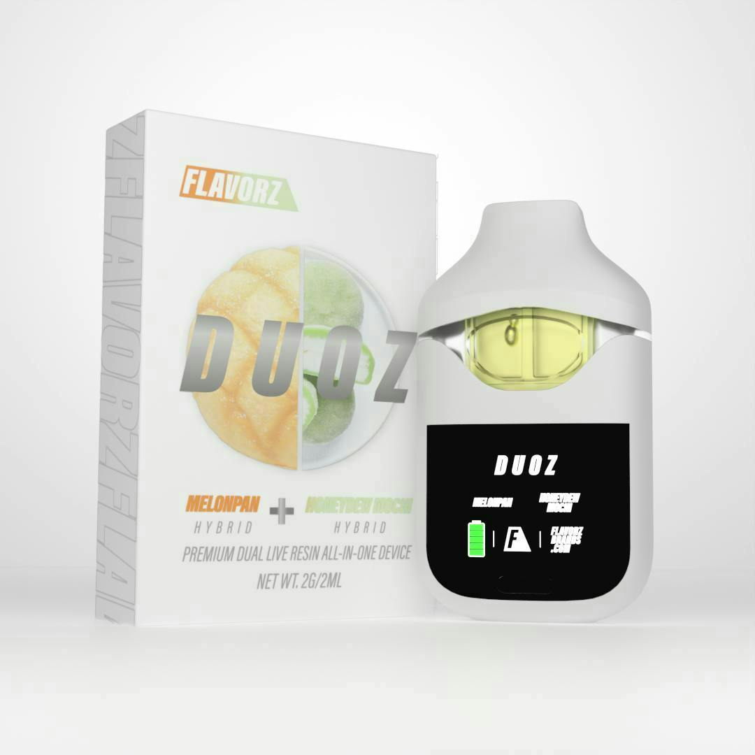 Melonpan + Honeydew Mochi | Duoz Live Resin Disposable | 2g by FLAVORZ