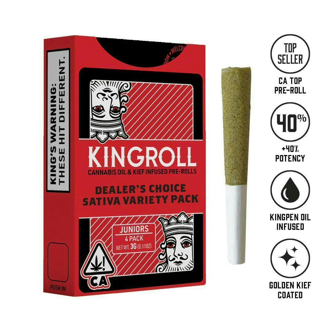 Sativa Variety Pack #10 | Infused Joints | 0.75g each | 4pk