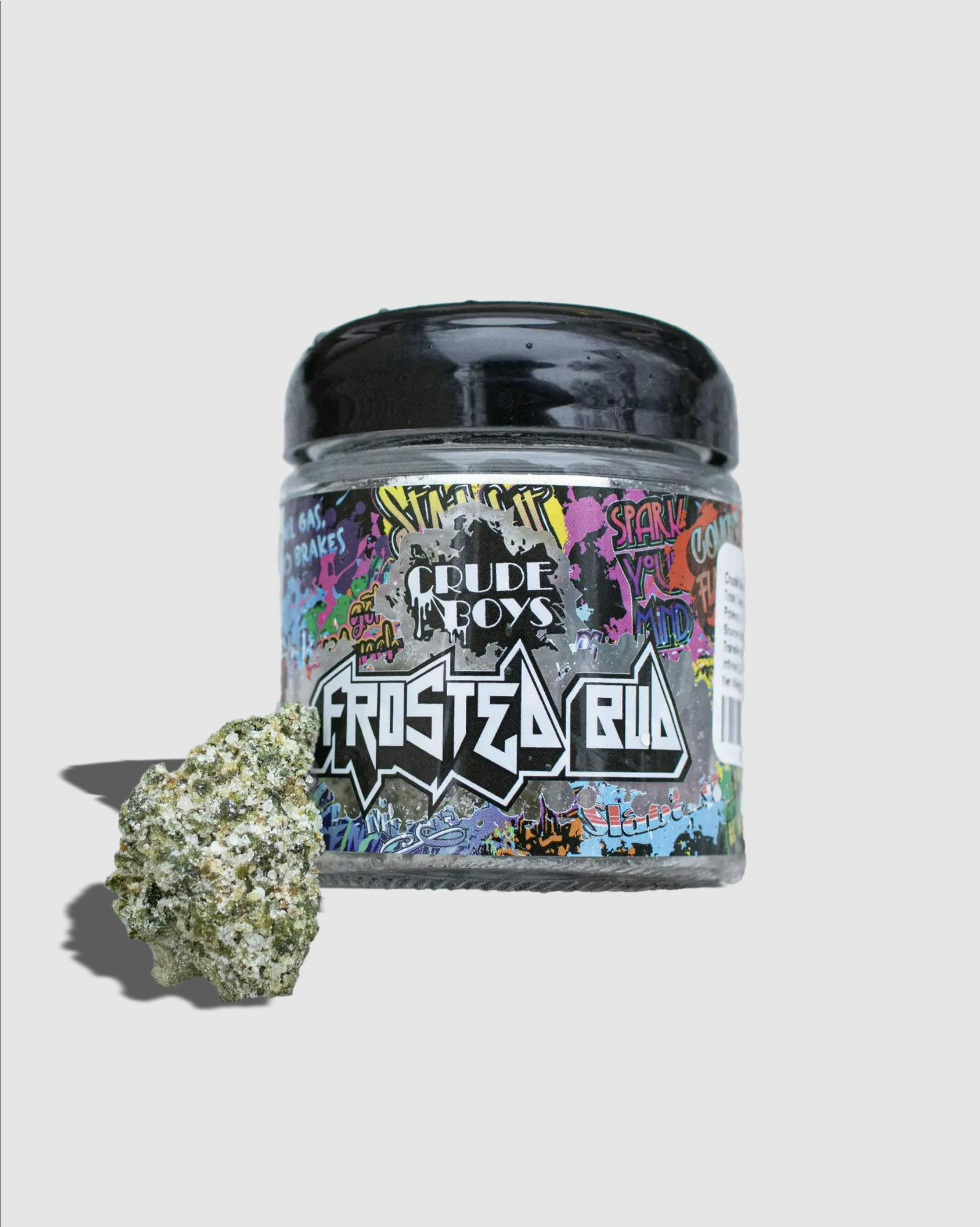 Crude Boys Concentrates | Runtz Frosted Bud | Infused Big Buds | 3.5g