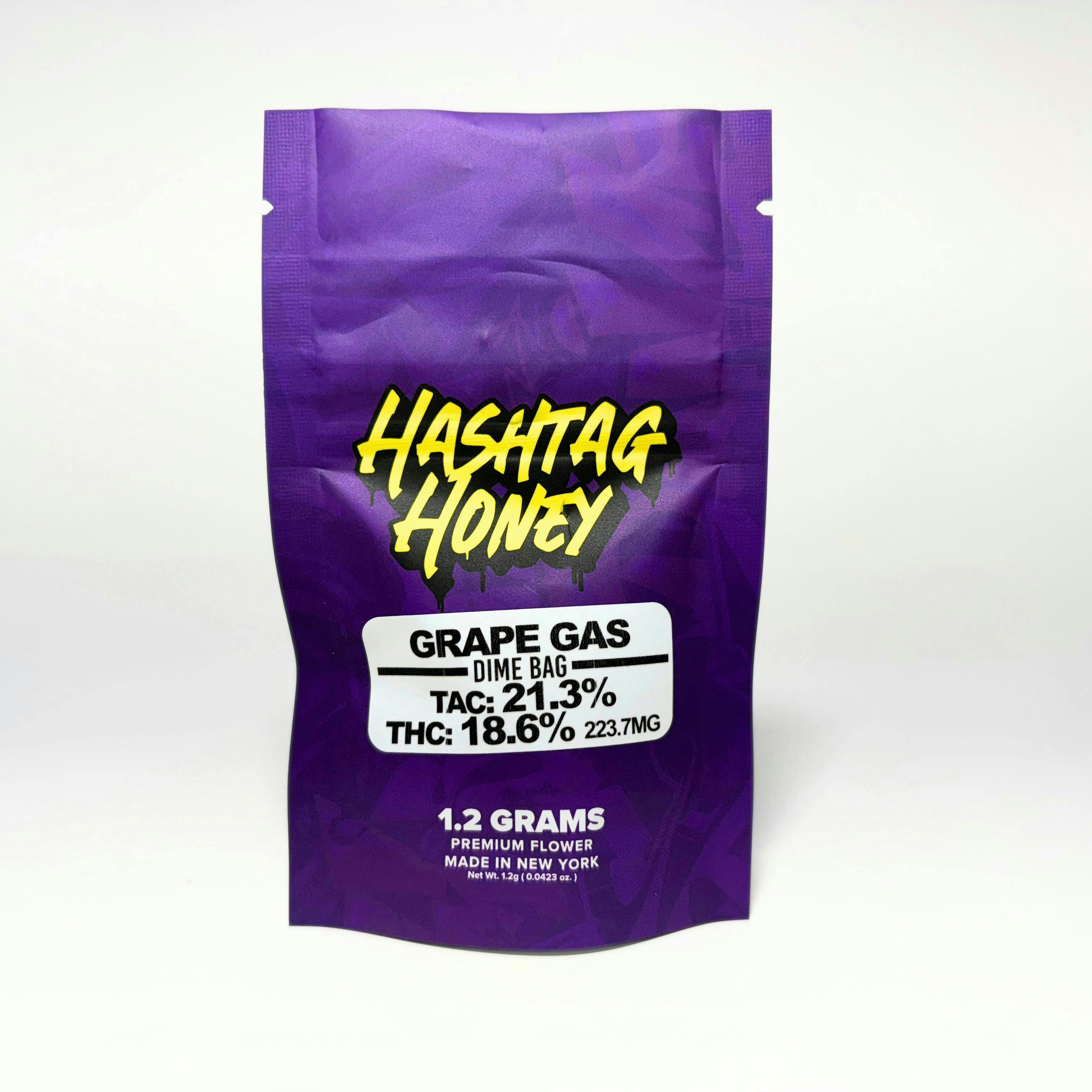 Hashtag Honey | Grape Gas | Big Buds | 1.2g Dime Bag