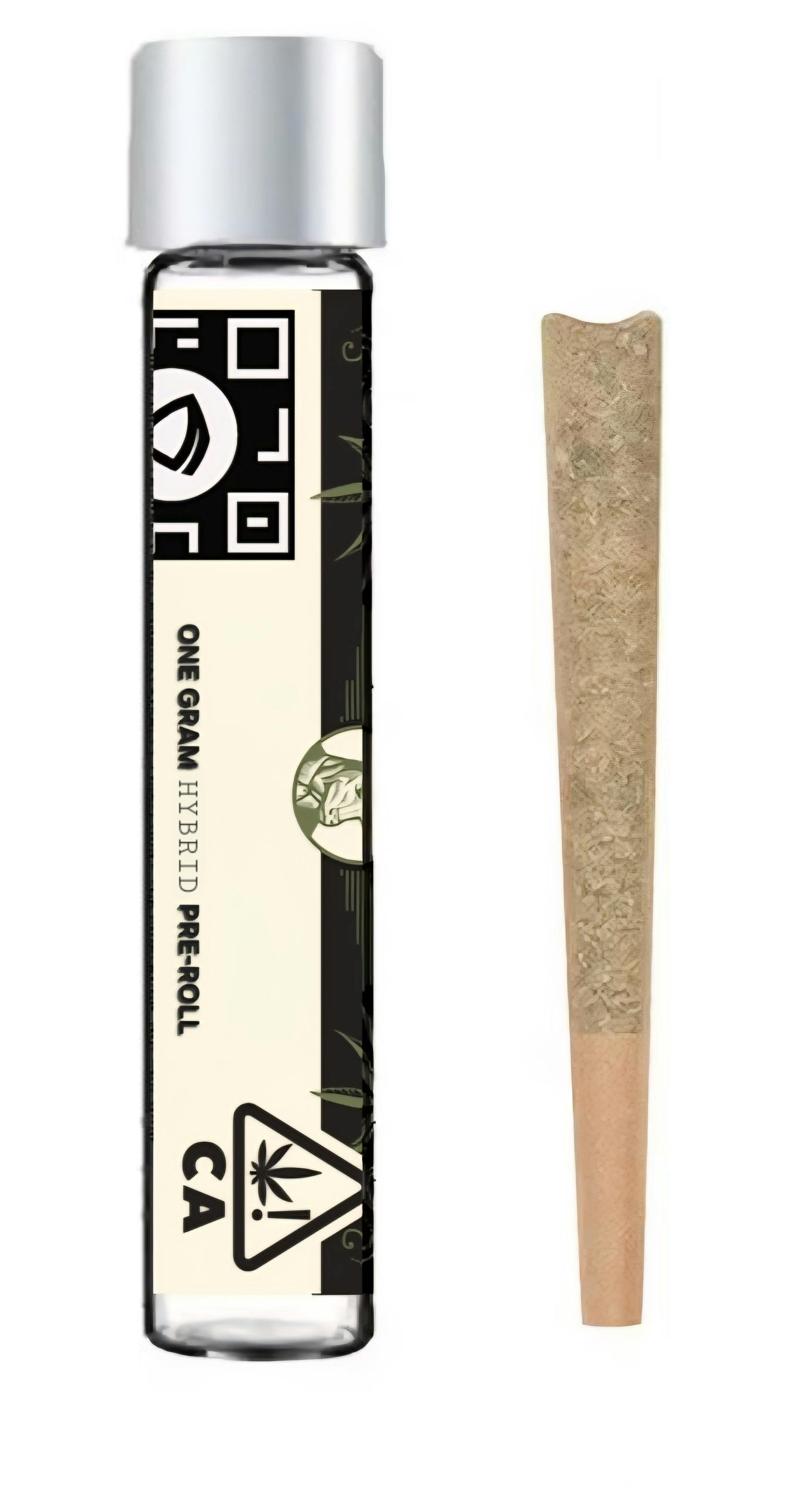 LOWELL Single Pre Roll, Hybrid, Lemon Cherry Gelato, (SS) 1G by Lowell Farms
