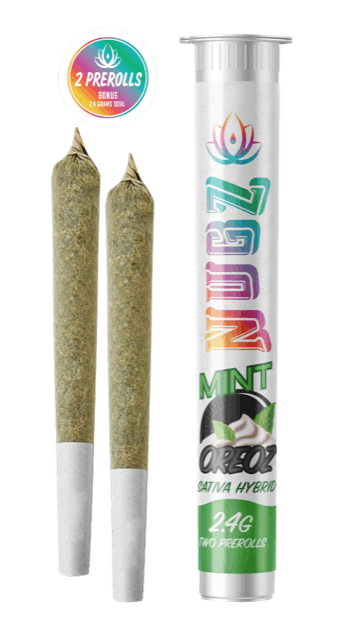 Mint Oreoz | Infused Joints | 1.2g each | 2pk at Elixir Dispensary